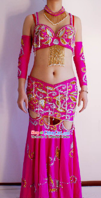 Hand Made Belly Dance Costumes Complete Set