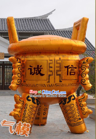 Large Chinese Golden Inflatable Tripod