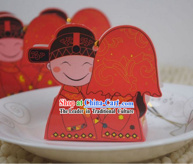 Traditional Chinese Wedding Sugar Box 100 Pieces Set