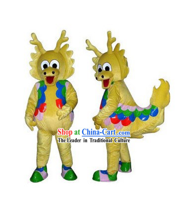 Chinese Dragon Adult Mascot Costumes Complete Set