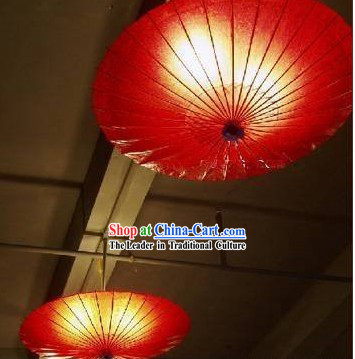 Chinese Hand Made Red Umbrella