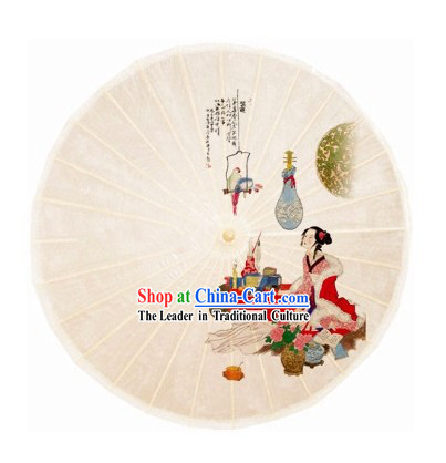 Chinese Hand Made Waterproof Sun Decoration Umbrella