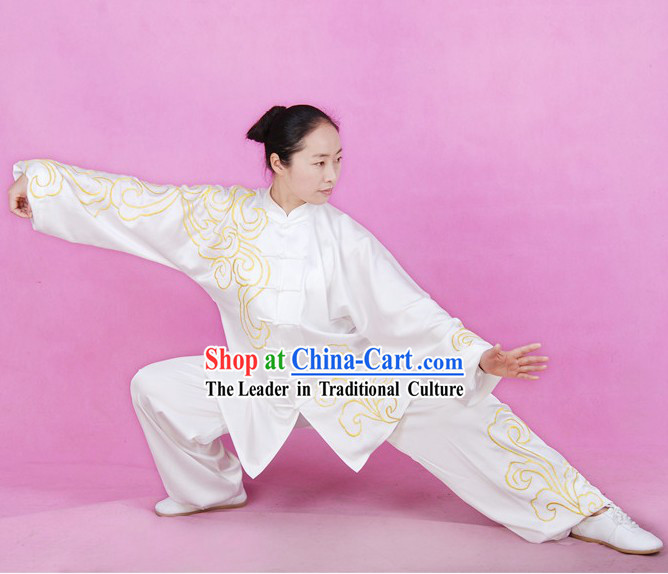 Chinese Silk Tai Ji Costumes Complete Set