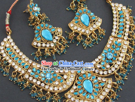 Traditional Indian Necklace Jewelry Set - Braveness