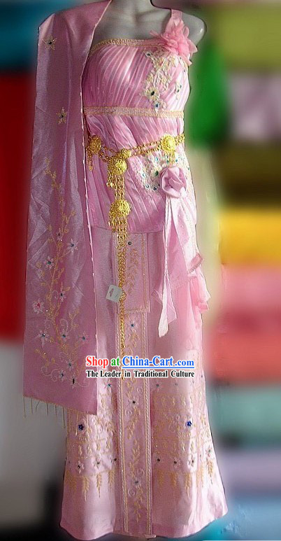 Traditional Thailand Palace Clothing Set for Women