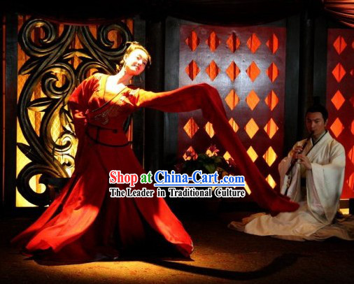 Chinese Red Cliff Film Xiao Qiao Costumes Complete Set