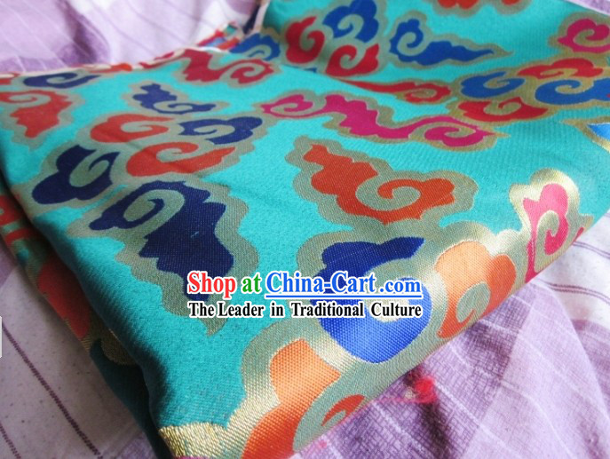 Traditional Chinese Lucky Cloud Brocade Fabric