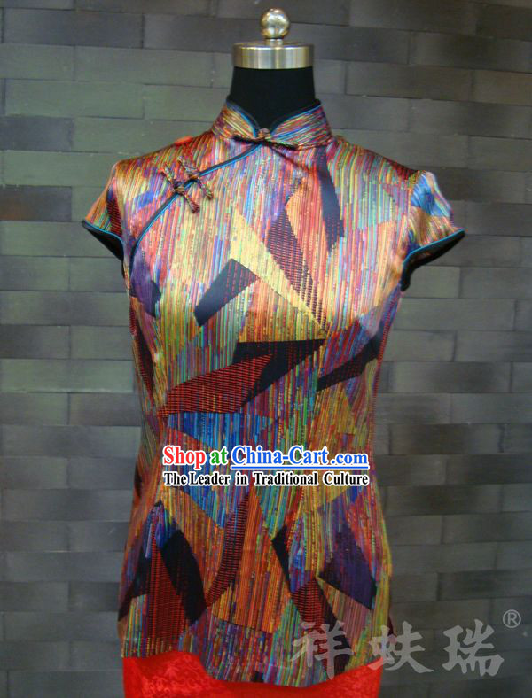 Beijing Rui Fu Xiang Silk Tang Top for Women