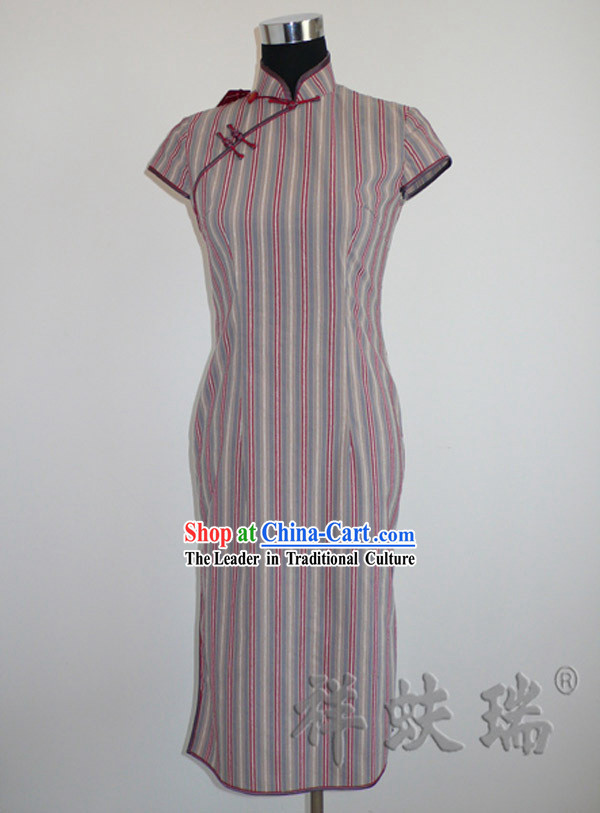 Beijing Rui Fu Xiang Cotton Cheongsam for Women