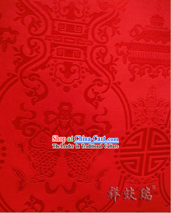 Chinese Classic Beijing Rui Fu Xiang Silk Fabric