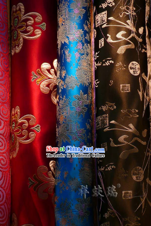 Traditional Chinese Beijing Rui Fu Xiang Silk Fabric