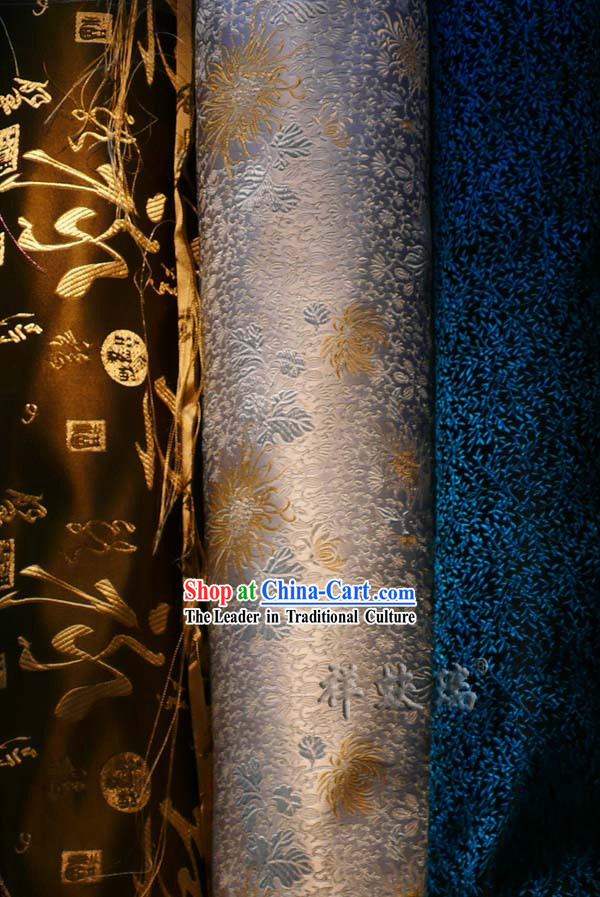 Traditional Chinese Beijing Rui Fu Xiang Silk Fabric