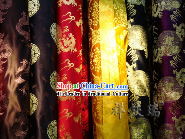 Traditional Chinese Beijing Rui Fu Xiang Silk Fabric