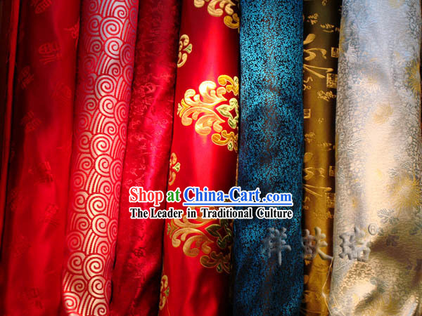 Traditional Chinese Beijing Rui Fu Xiang Silk Fabric