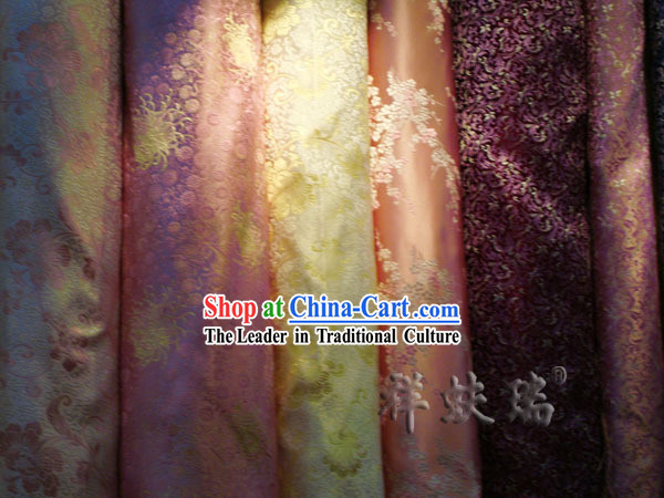 Traditional Chinese Beijing Rui Fu Xiang Silk Fabric