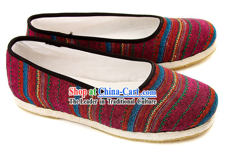 Traditional Chinese Beijing Bu Ying Zhai Cloth Shoes for Women