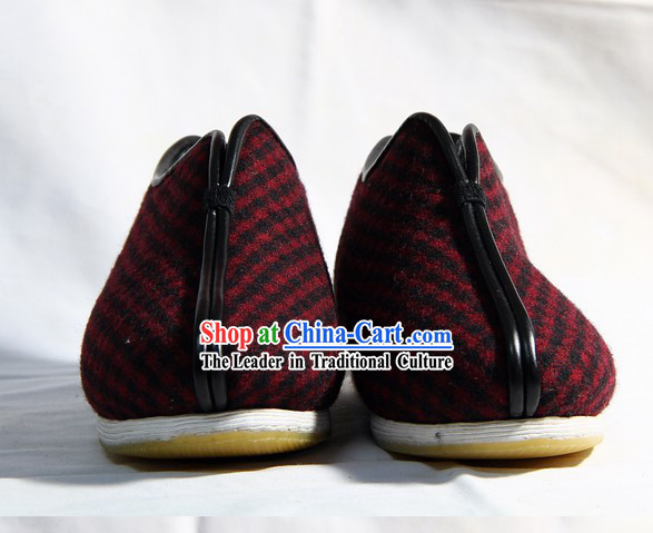 Chinese Handmade Bu Ying Zhai Cotton Shoes for Women