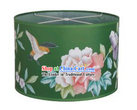 Traditional Chinese Hand Painted Silk Ceiling Lantern