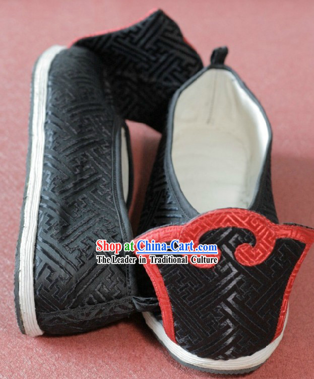 Traditional Chinese Handmade Black Shoes