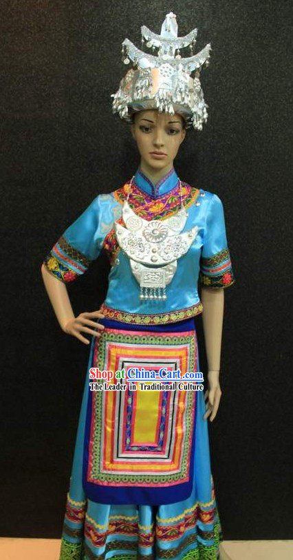 Chinese Miao Clothing and Hat