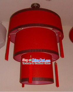 Lucky Red Chinese Style Three Layers Lantern