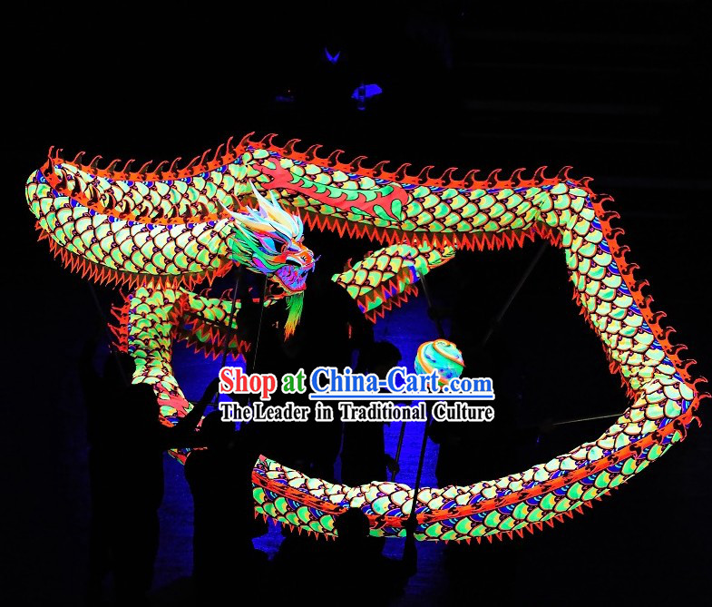 Supreme Luminous Fish Pattern Dragon Dance Equipment Complete Set