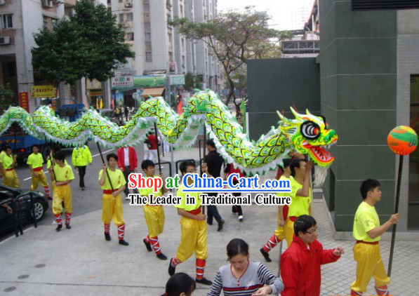 Green Luminous Dragon Dancing Equipment Complete Set