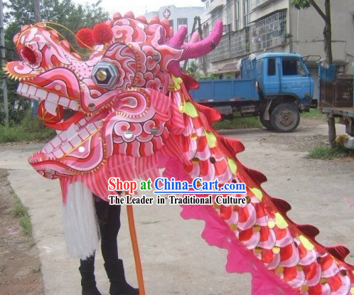 Pink Beijing Olympic Games Dragon Dance Costume Complete Set