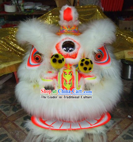 Supreme Luminous Handmade Lion Dance Costume Complete Set