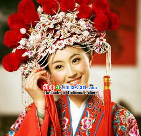 Supreme Chinese Classical Wedding Phoenix Crown for Bride