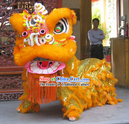 Spring Festival Big Celebration FUT SAN Lion Dance Costumes Complete Set