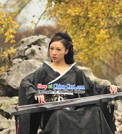 Ancient Chinese World Empress Black Clothes