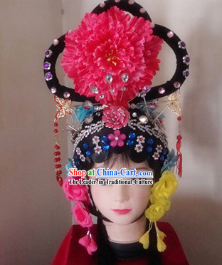 Chinese Classic Dramatic Wig and Headpiece Set