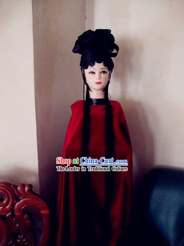 Chinese Classic Palace Long Black Wig for Women