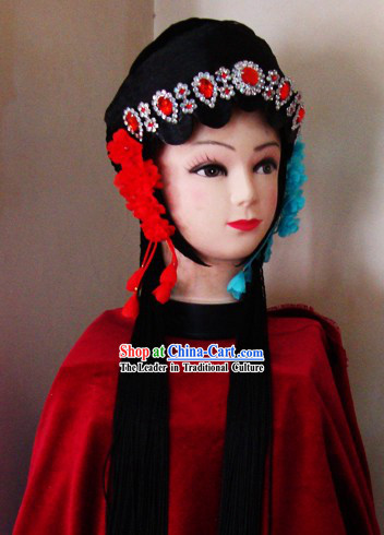 Chinese Classical Palace Long Black Wig for Women