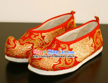 Ancient Chinese Handmade Wedding Shoes