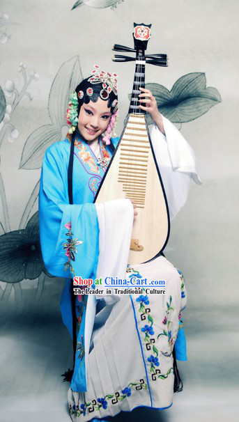 Beijing Opera Hua Dan Actress Costumes Complete Set