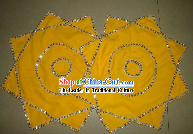 Traditional Chinese Yellow Dance Handkerchief