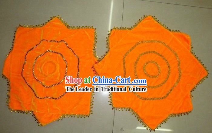 Traditional Chinese Orange Dance Handkerchief