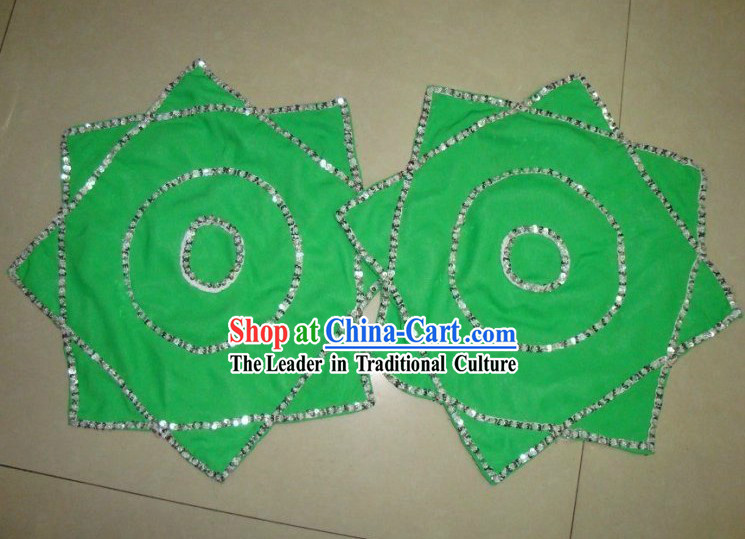 Traditional Chinese Green Dance Handkerchief