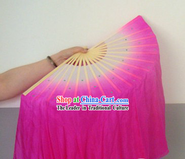 Chinese Rose Classic Silk Dance Fan