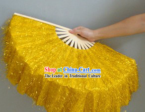 Chinese Classic Shinning Golden Dancing Fan