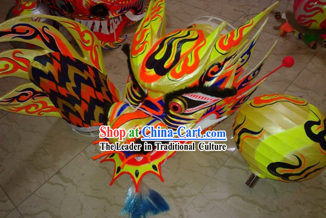 Top Competition and Parade Luminous Dragon Dance Costume Complete Set