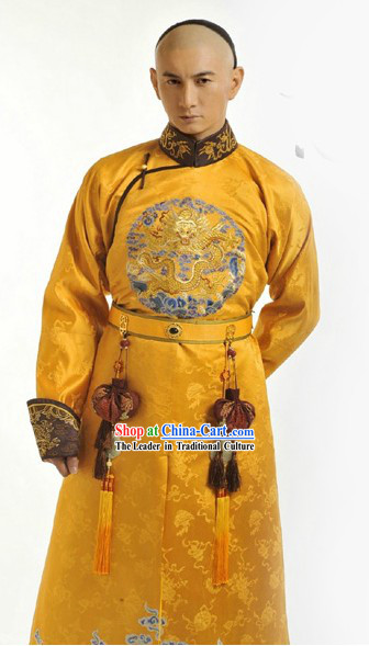 Ancient Chinese Emperor Clothes Complete Set