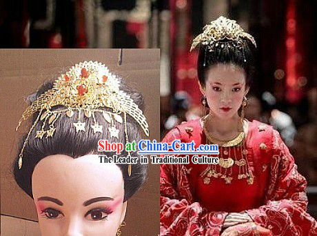 Ancient Chinese Empress Wedding Phoenix Hair Accessories for Brides