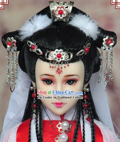 Ancient Chinese Princess Hair Accessories and Wig