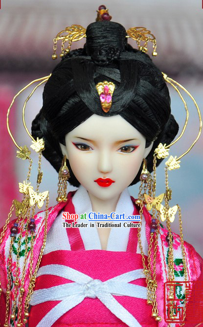 Ancient Chinese Empress Headwear and Wig