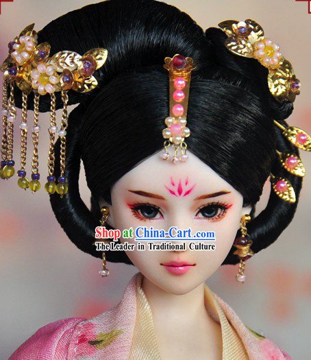 Ancient Chinese Empress Hair Accessories and Wig