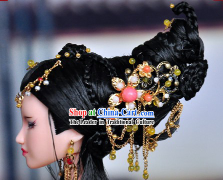 Ancient Chinese Queen Hair Accessories and Wig for Women