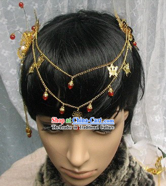 Traditional Chinese Handmade Butterfly and Flower Hair Accessories for Women